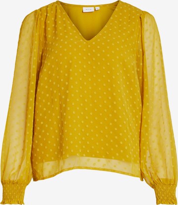 VILA Μπλούζα 'Linneas' σε κίτρινο: μπροστά