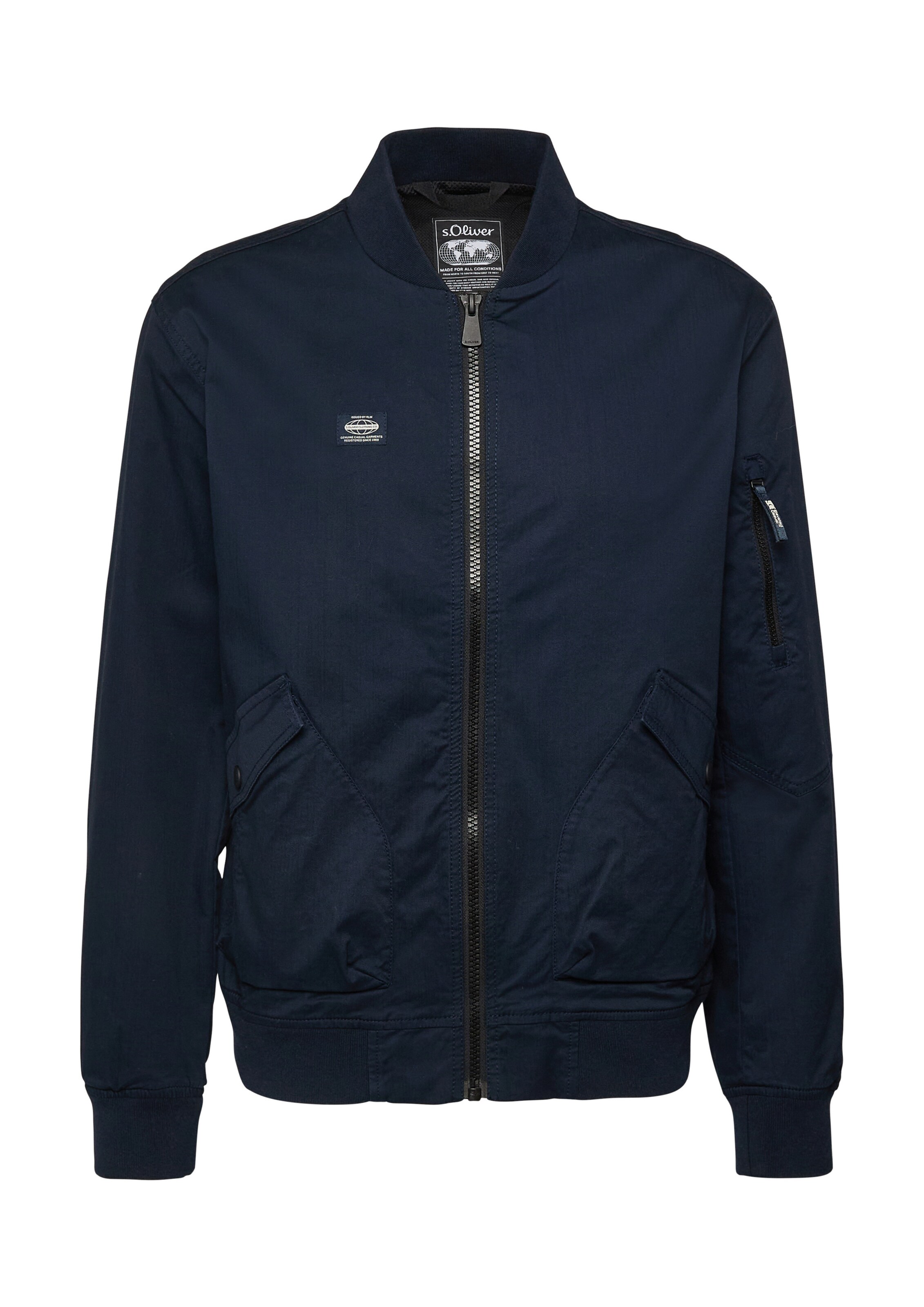 s.Oliver Outdoor-Jacke in navy, Produktansicht