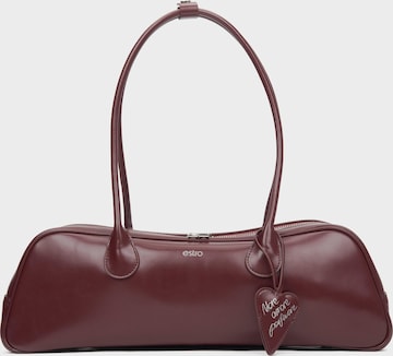 Estro Schultertasche '75568' in Rot: Vorderseite