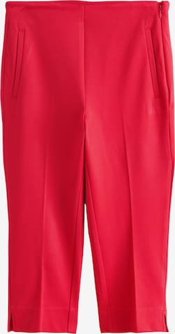 Slimfit Pantaloni con piega frontale di Next in rosso: frontale