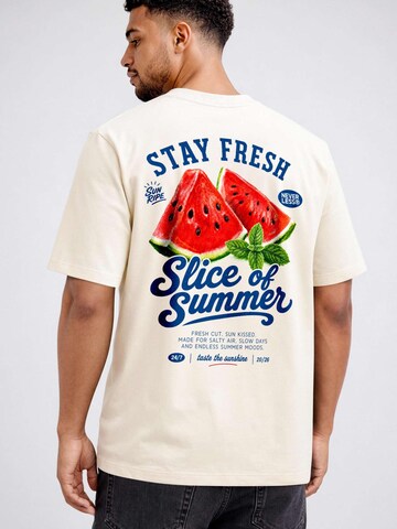 Neverless Shirt 'Watermelon'‌ in Beige