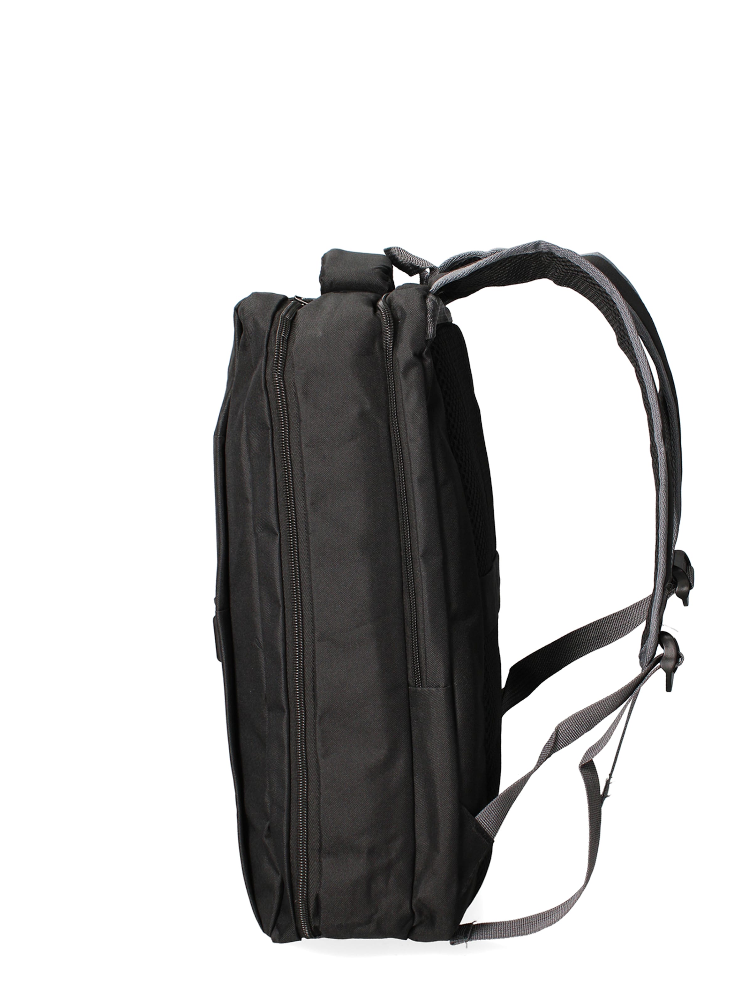 Zaino 'Zaino Unisex Nylon 100% con Zip e Tasche Multifunzionali - 30x43x13 cm' di B. Cavalli in nero