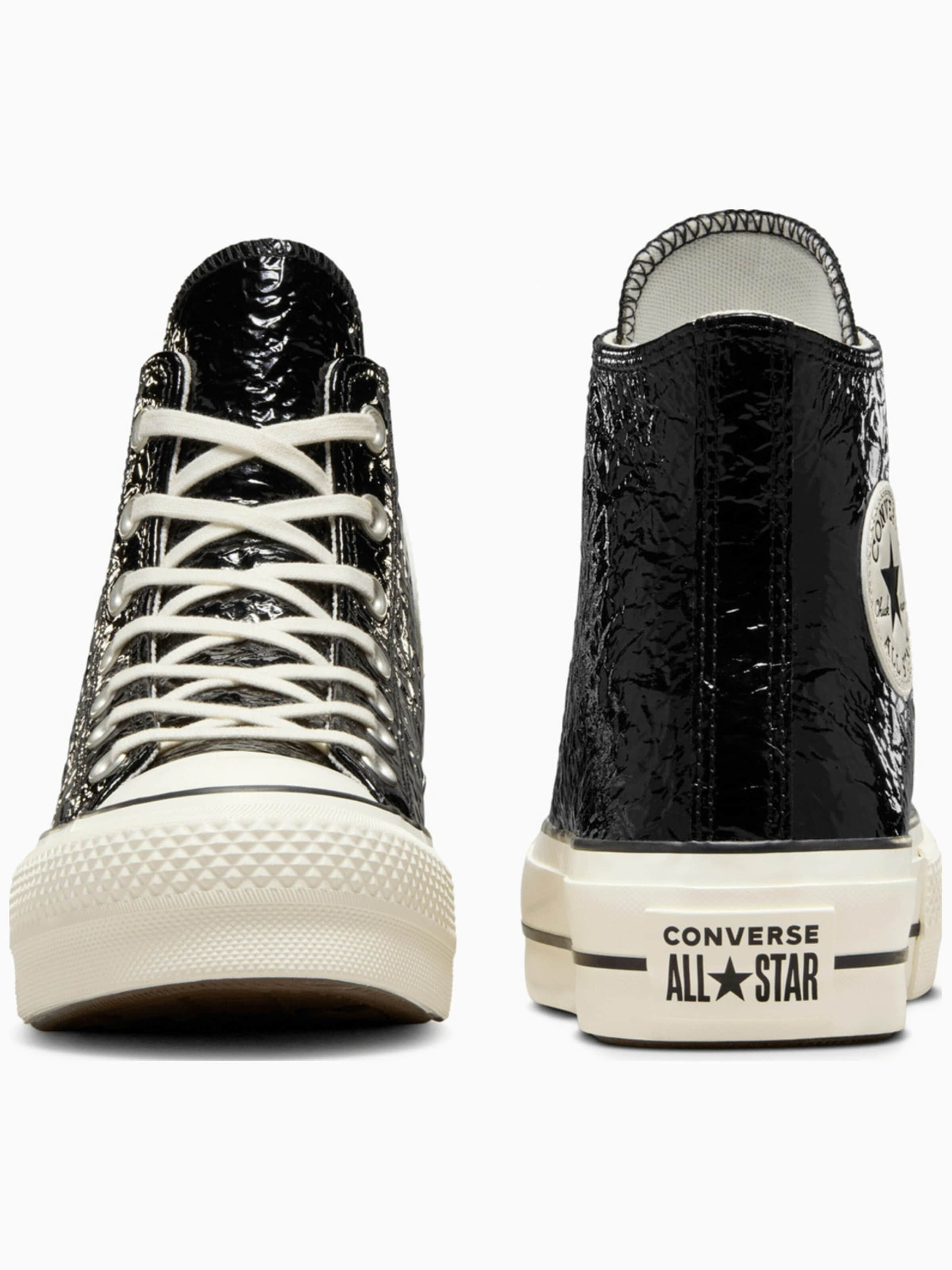 CONVERSE Sneakers hoog 'Chuck Taylor All Star Lift' in Zwart