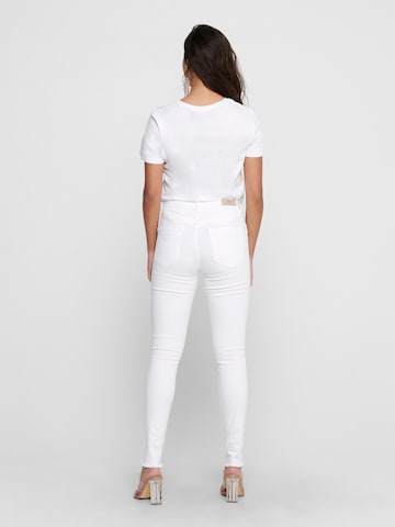 ONLY Skinny Jeansy w kolorze biały