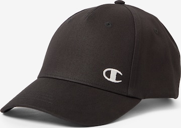 Champion Cap in Black: front