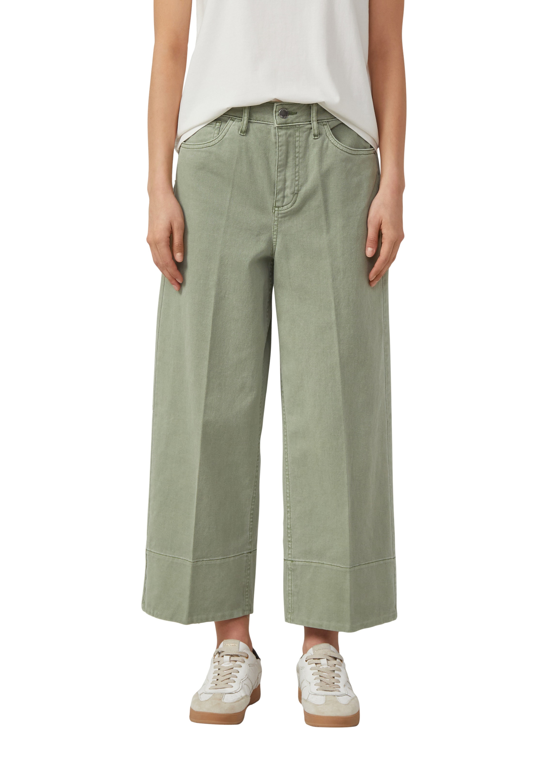 s.Oliver Wide leg Trousers in Green