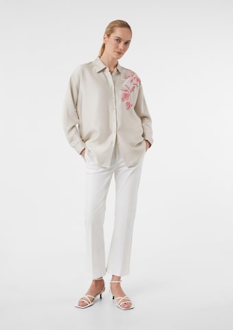 COMMA Bluse in Beige