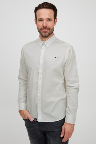 FQ1924 Regular fit Overhemd 'Halvar' in Wit: voorkant