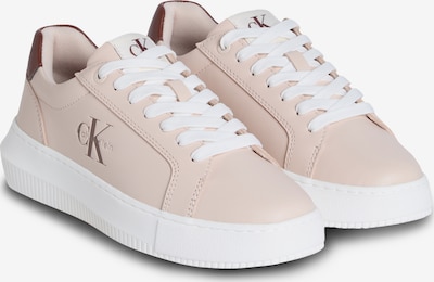 Sneaker low Calvin Klein Jeans pe maro cappuccino / roz pudră, Vizualizare produs