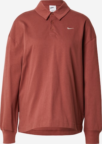 Nike Sportswear Póló 'Essential' - piros: elől