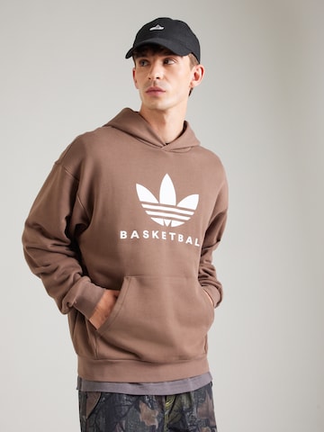 ADIDAS ORIGINALS Mikina - Hnedá: predná strana
