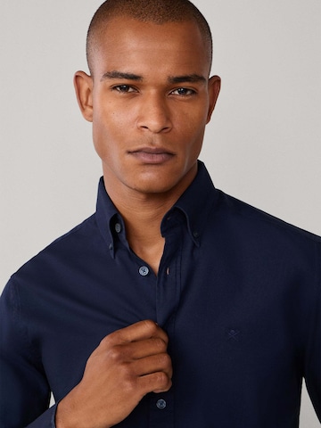 Hackett London Regular Fit Hemd in Blau
