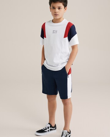 WE Fashion Regular Панталон в синьо