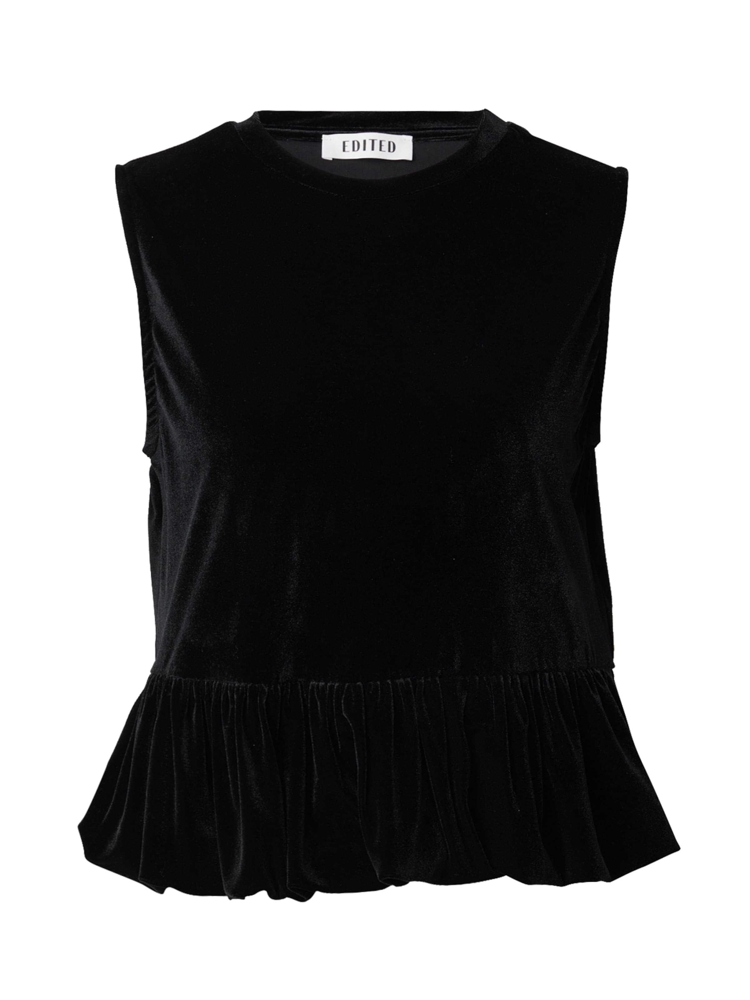 EDITED Tričko 'Davinia' - Čierna: predná strana