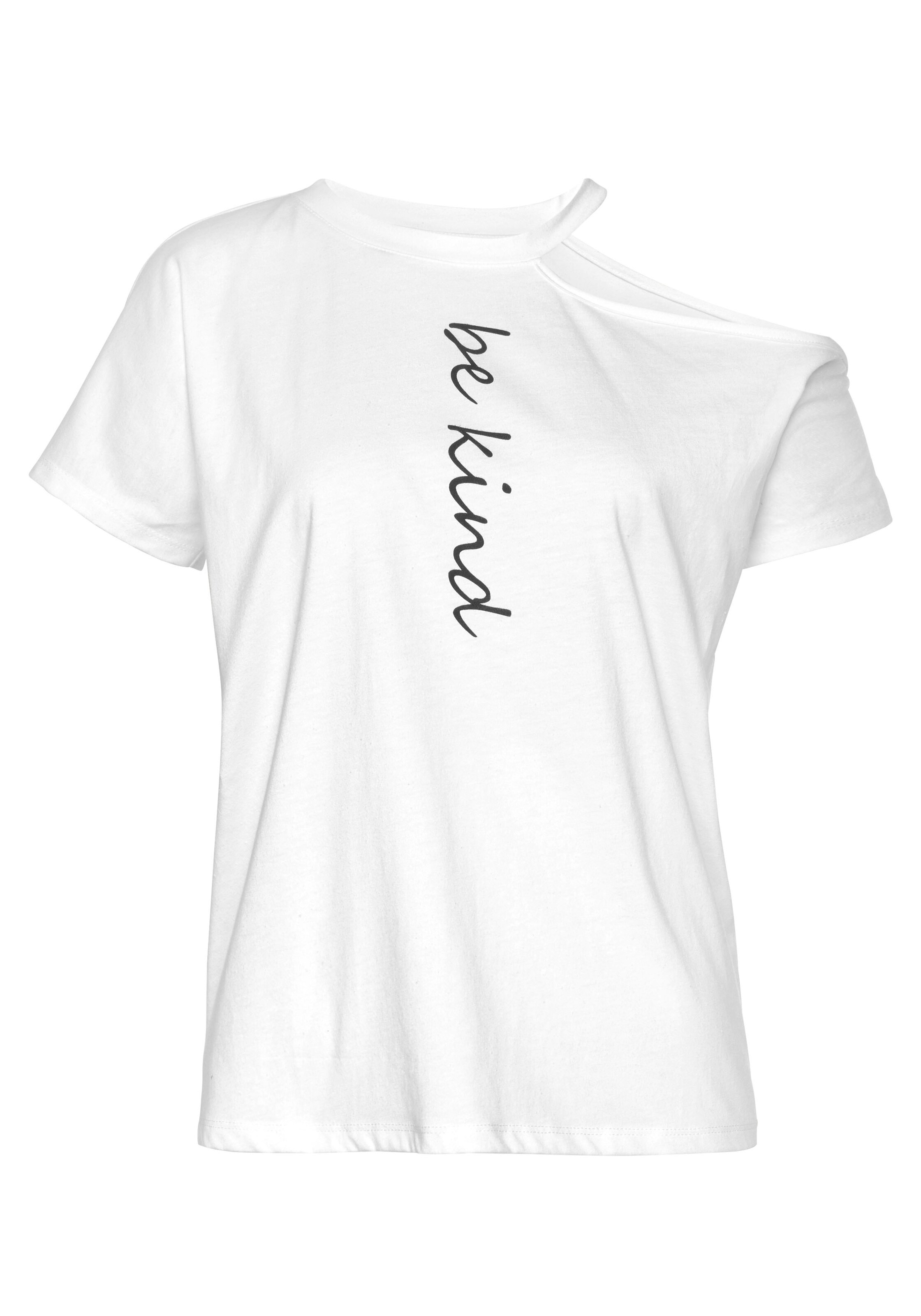 LASCANA Тениска в бяло: отпред