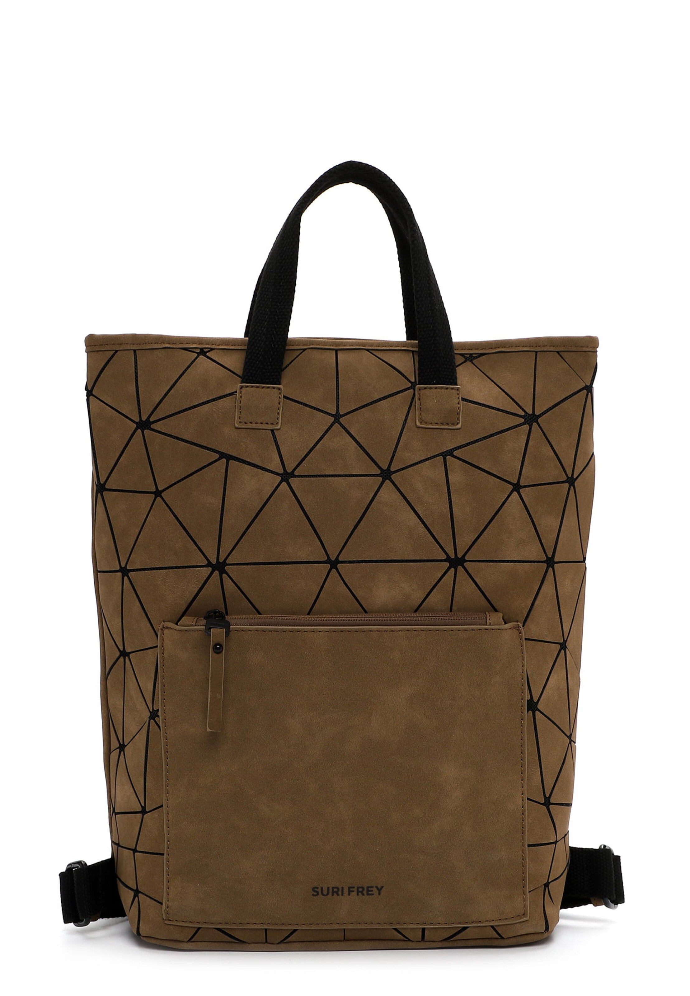 Suri Frey Rygsæk 'Jessy-Lu' i taupe / sort, Produktvisning