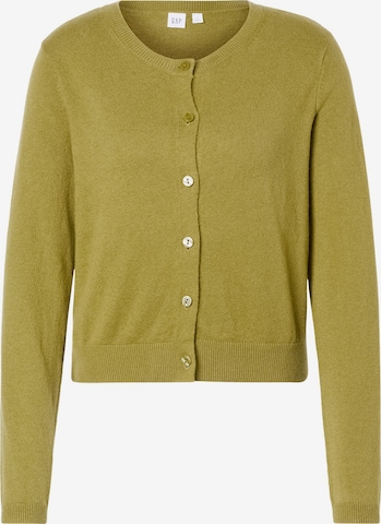 Cardigan GAP en vert : devant