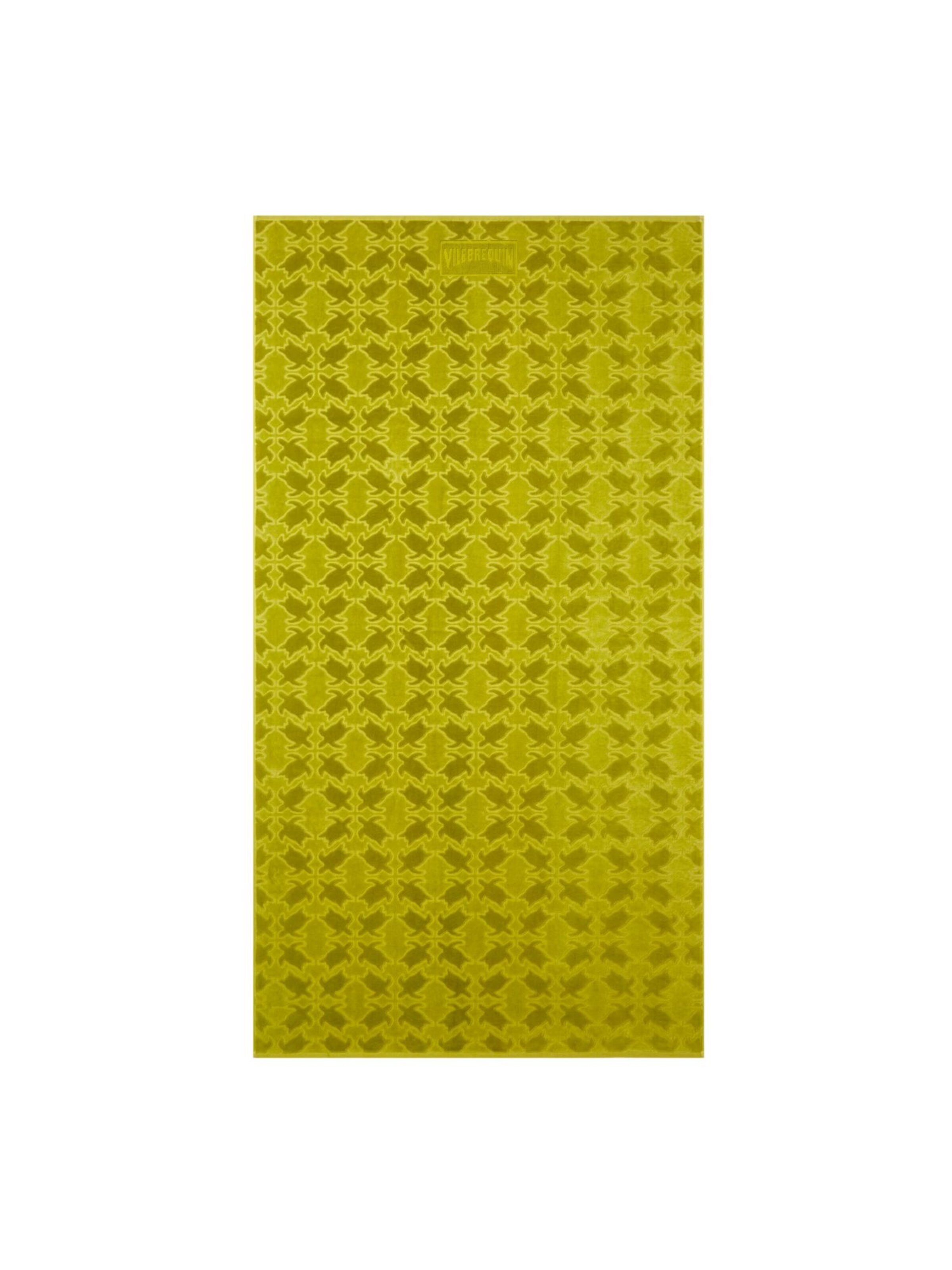 Vilebrequin Handdoek in Groen: voorkant