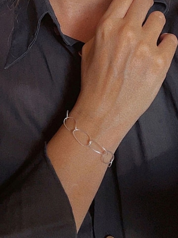 Braccialetto di Plata Única in argento: frontale