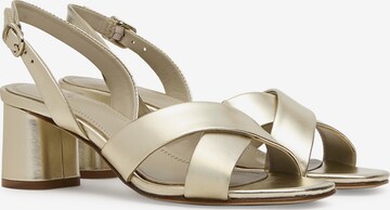 LOTTUSSE Sandals ' Pala ' in Silver