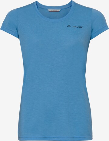 VAUDE Functioneel shirt 'Strona' in Blauw: voorkant