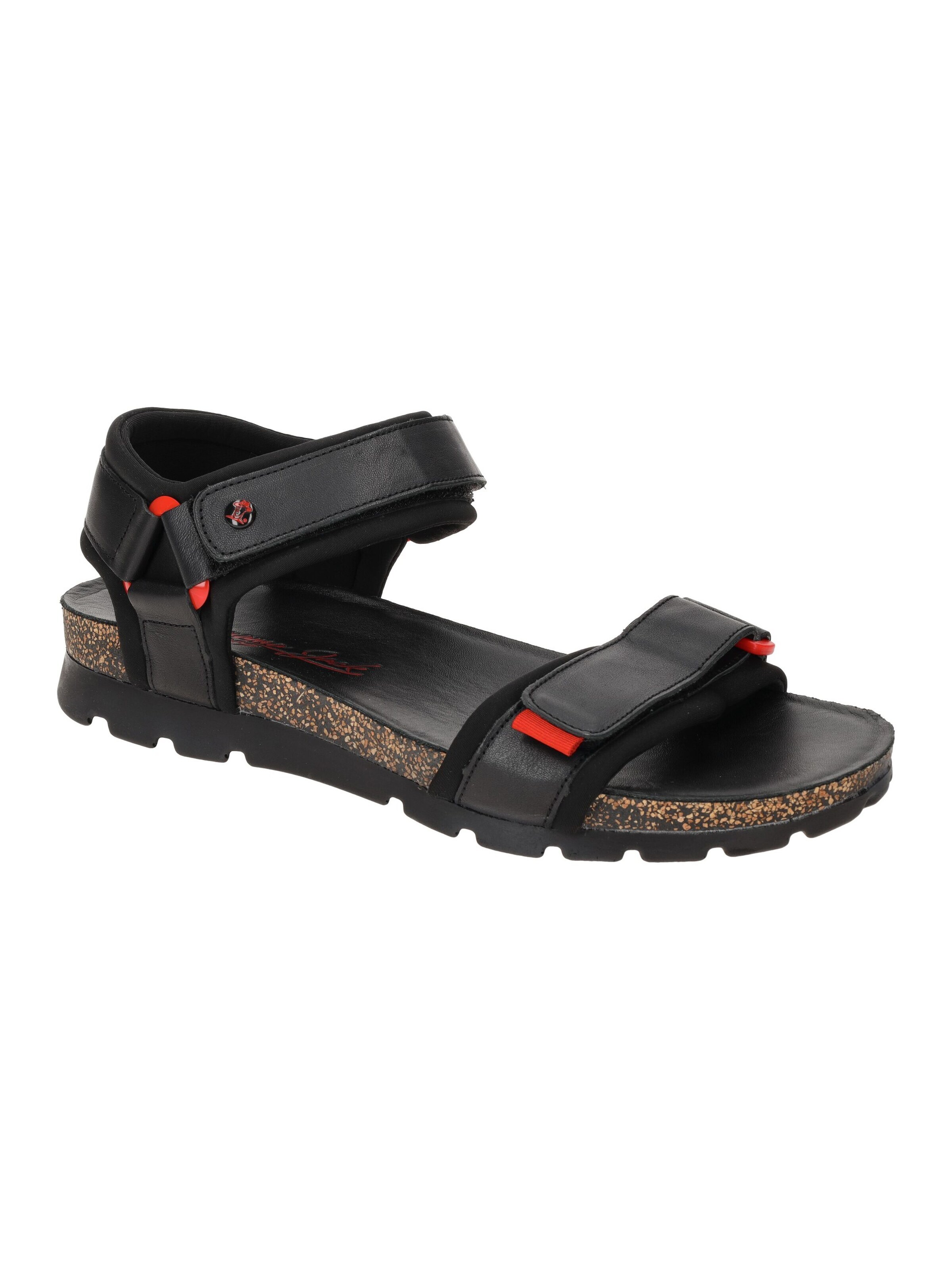 PANAMA JACK Sandals 'Panama Jack Seth C1 Herren Sandale schwarz rot' in Black: front