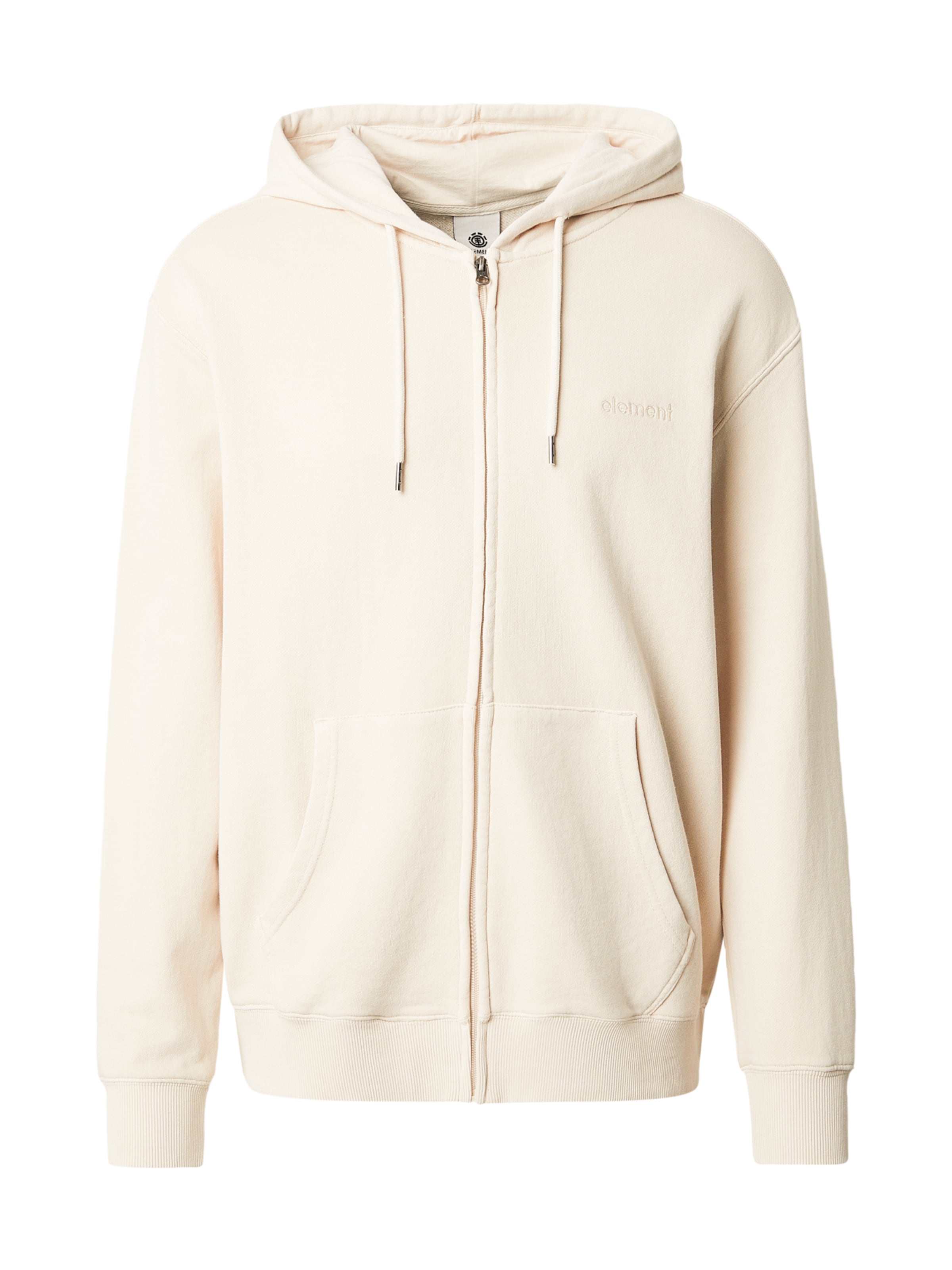 ELEMENT Ζακέτα φούτερ σε μπεζ: μπροστά