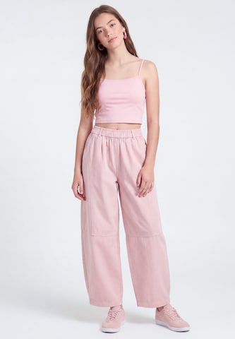 MYMO Baggy Trousers in Pink
