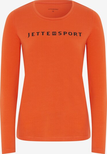 Jette Sport Shirt in dunkelorange / schwarz, Produktansicht