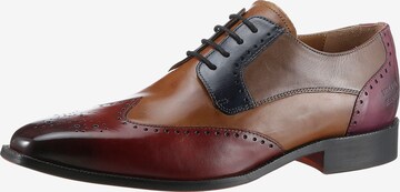 MELVIN & HAMILTON Lace-Up Shoes in Brown: front