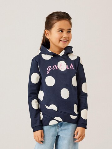 Sweat-shirt 'Bibba' NAME IT en bleu : devant