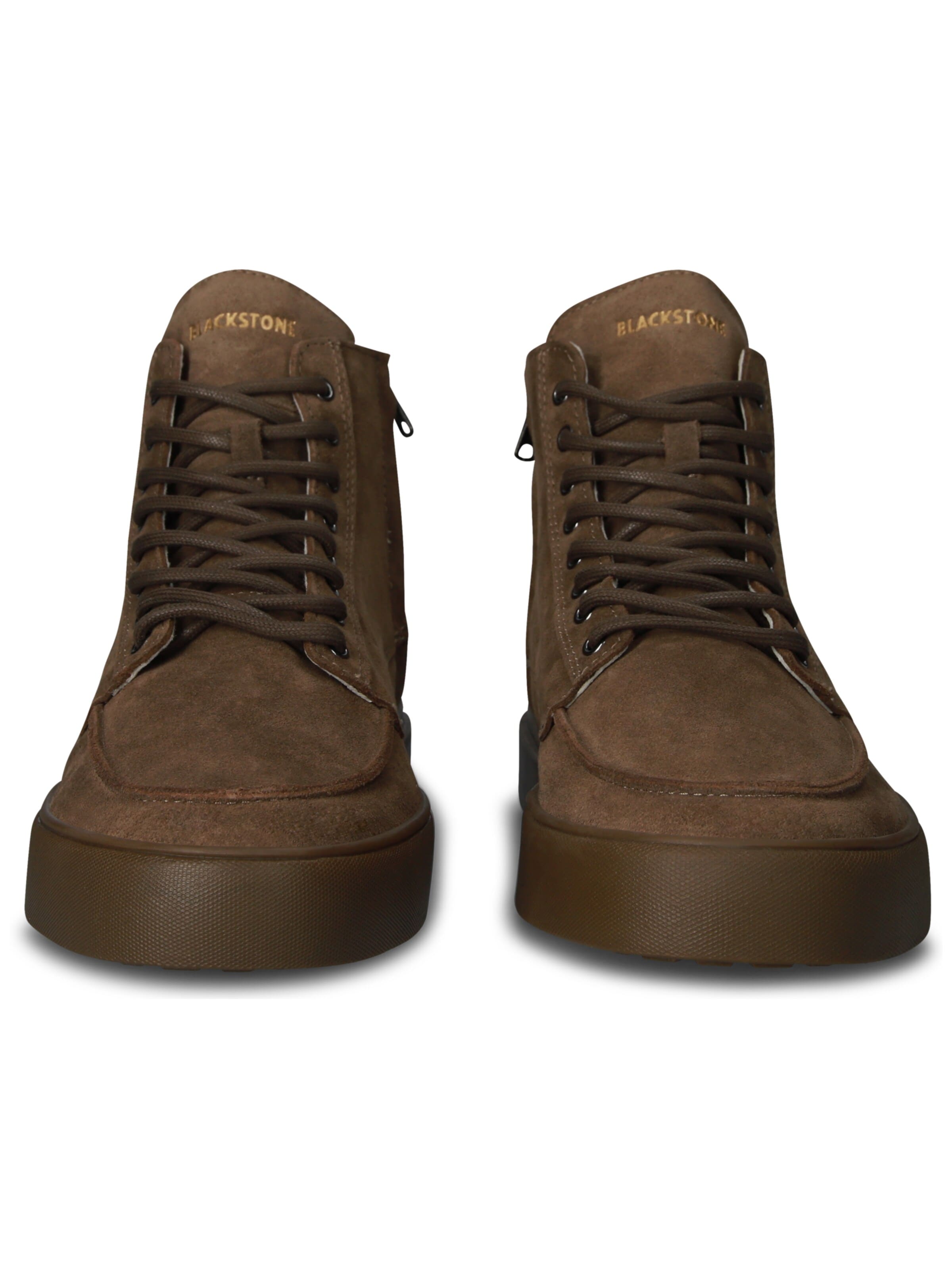 BLACKSTONE - Zapatillas deportivas altas 'RUBY EERO - ZIPPER' en marrón