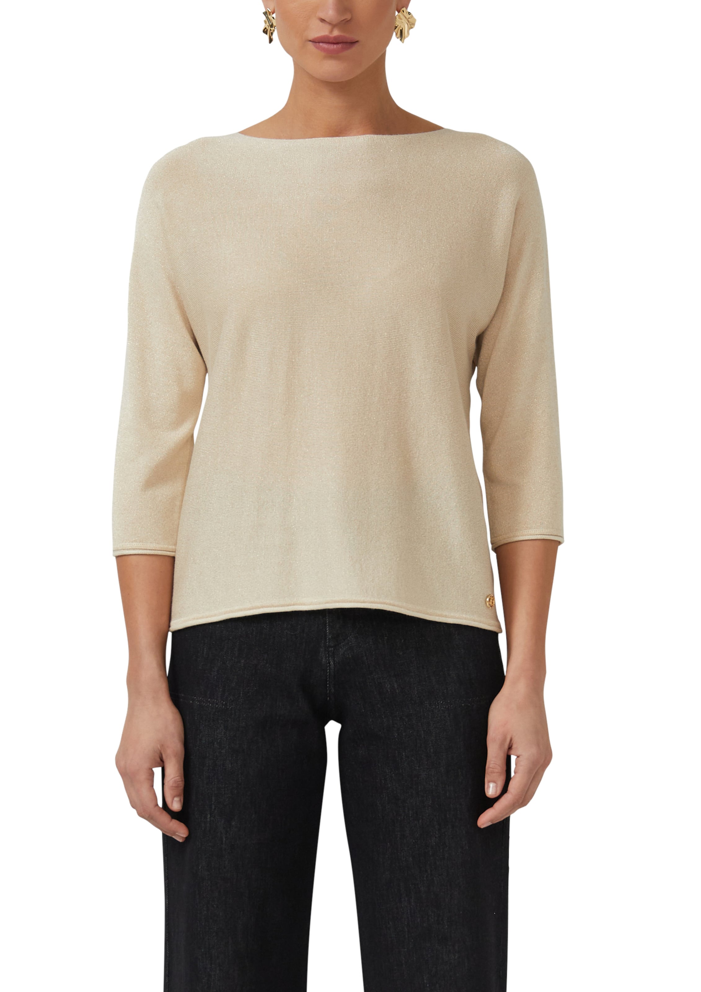 s.Oliver Sweater in Beige: front