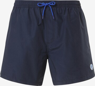 North Sails Zwemshorts in Blauw: voorkant