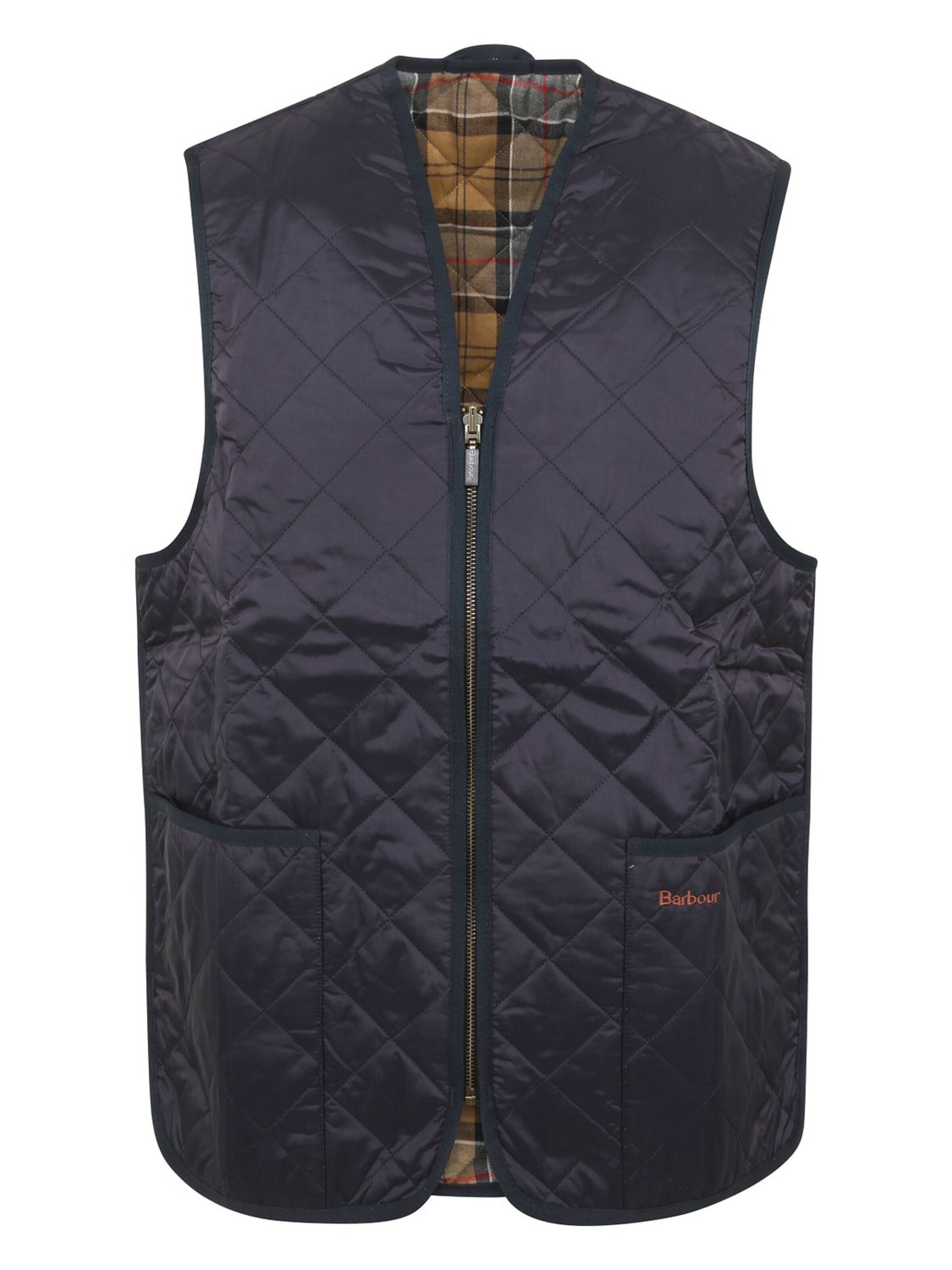 Barbour Winterjas in L in de kleur Navy, Productweergave