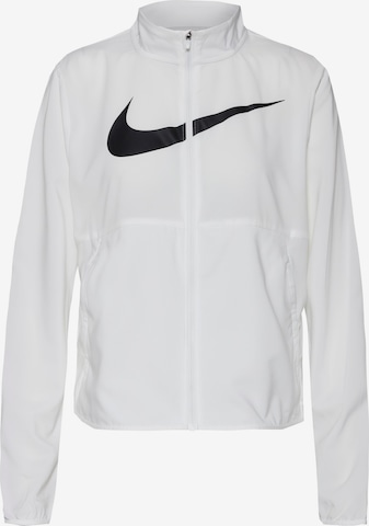 NIKE Sportjacke 'Swoosh' in Weiß: Vorderseite