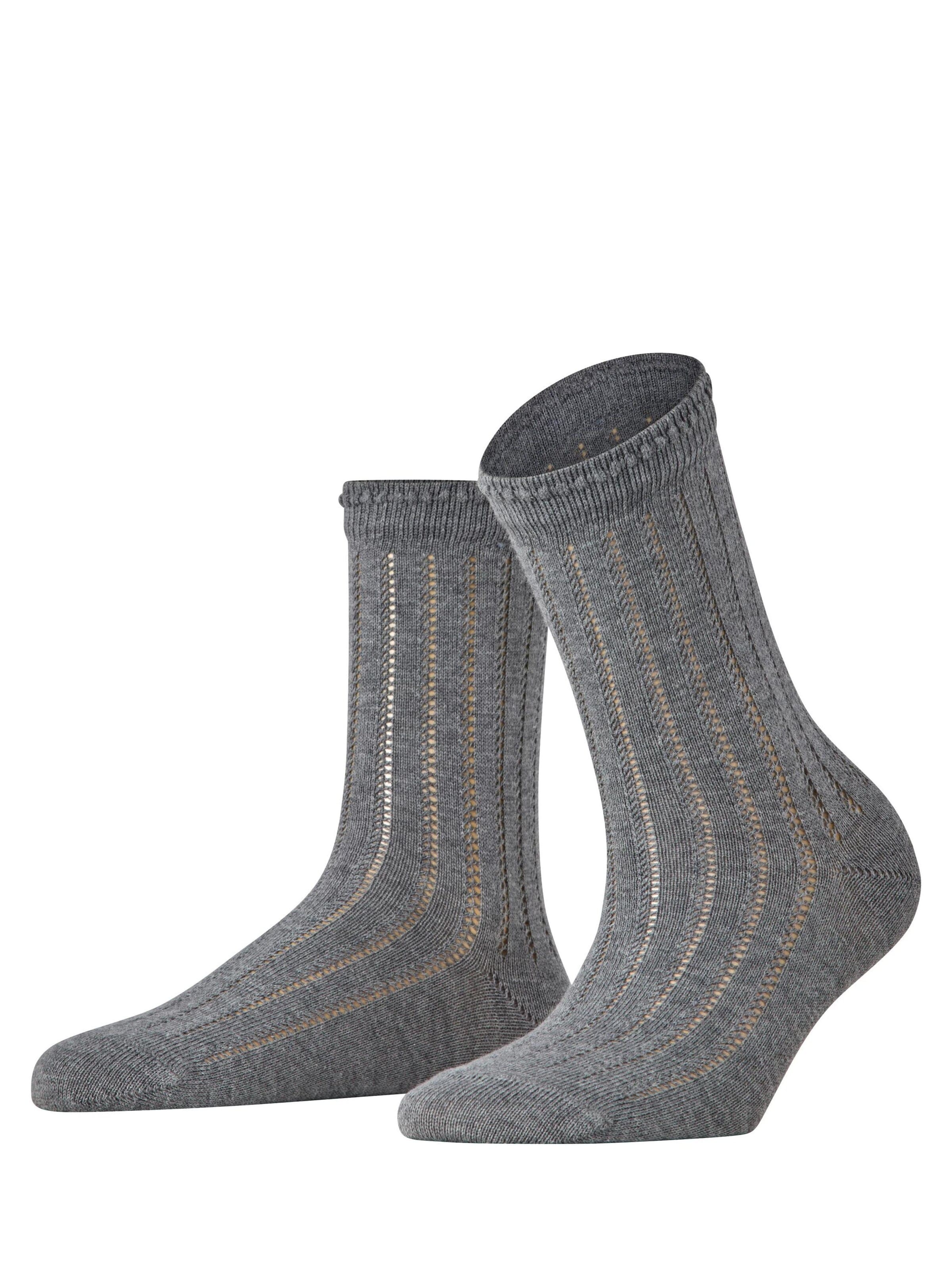 FALKE Socken 'Eyelet'‌‌‌‌‌‌‌‌‌ in Grau: Vorderseite