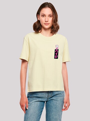 T-shirt 'Heidi Dream Big Heroes of Childhood' F4NT4STIC en jaune : devant