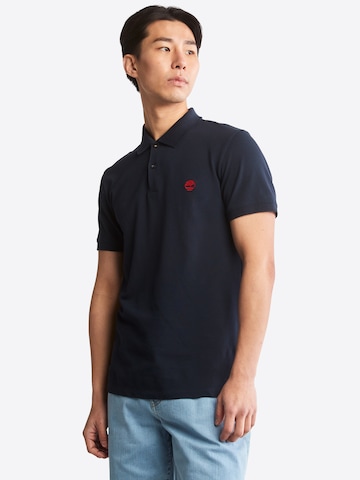 TIMBERLAND Shirt 'Merrymeeting River' in Blauw: voorkant