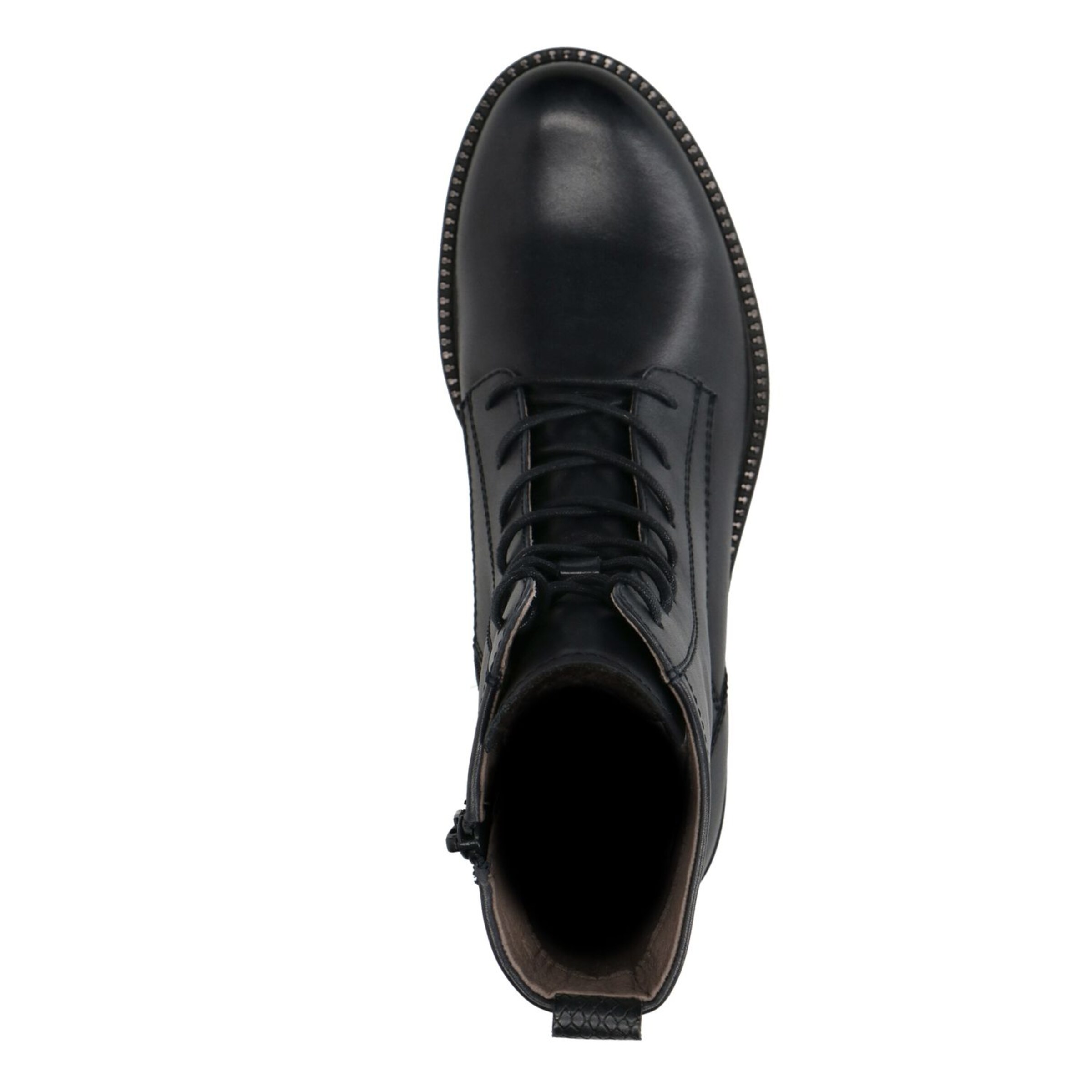 MANFIELD Lace-Up Ankle Boots in Blue