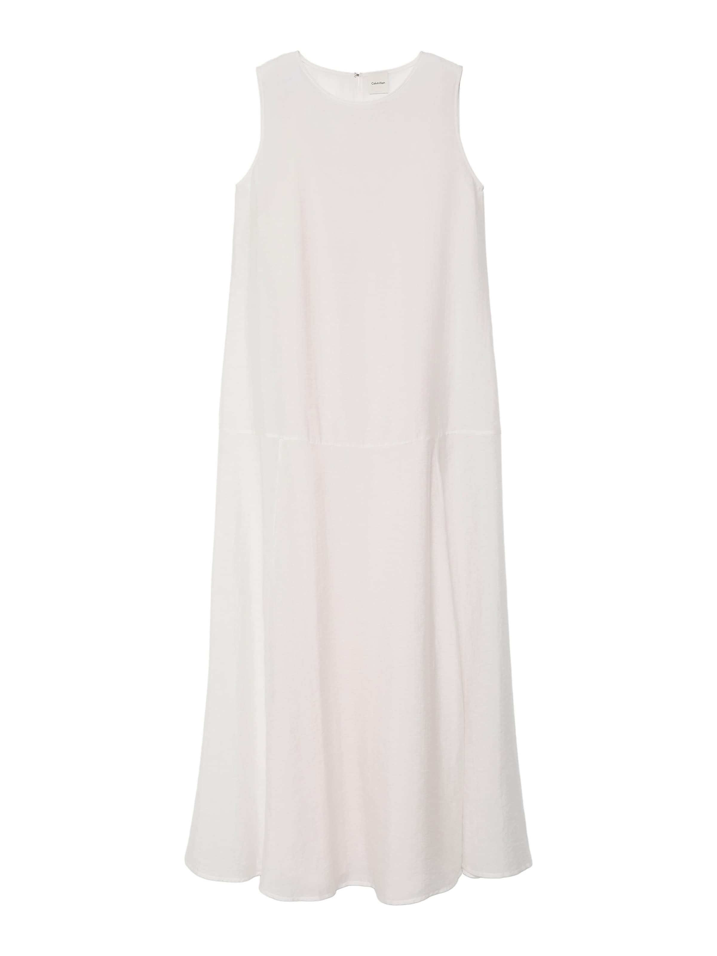 Robe Calvin Klein Jeans en blanc : devant