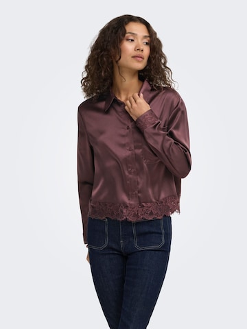 Camicia da donna 'ONLIndona' di ONLY in marrone: frontale
