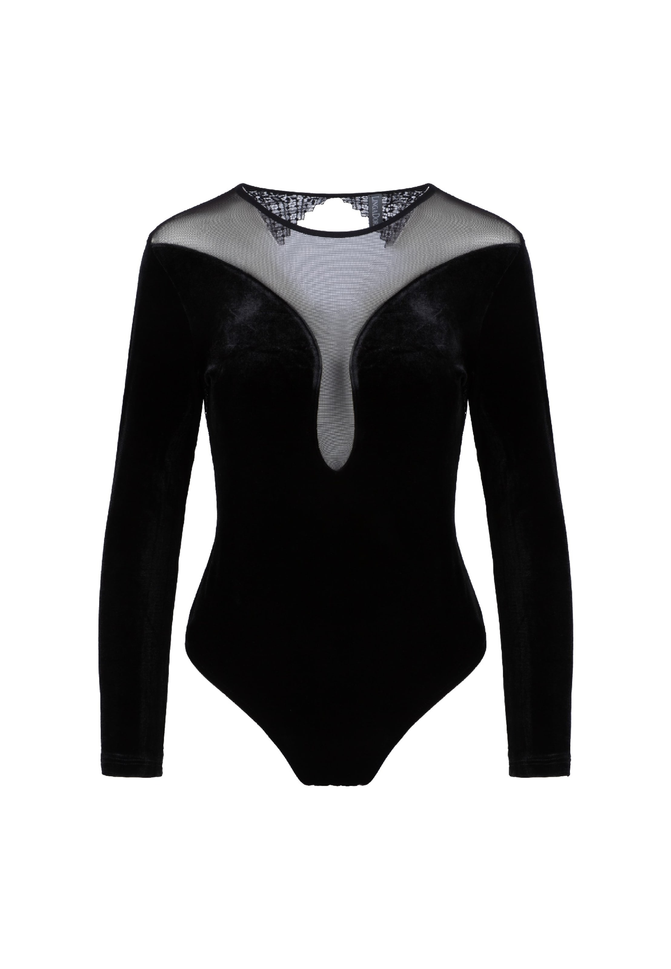 LingaDore Body in schwarz, Produktansicht