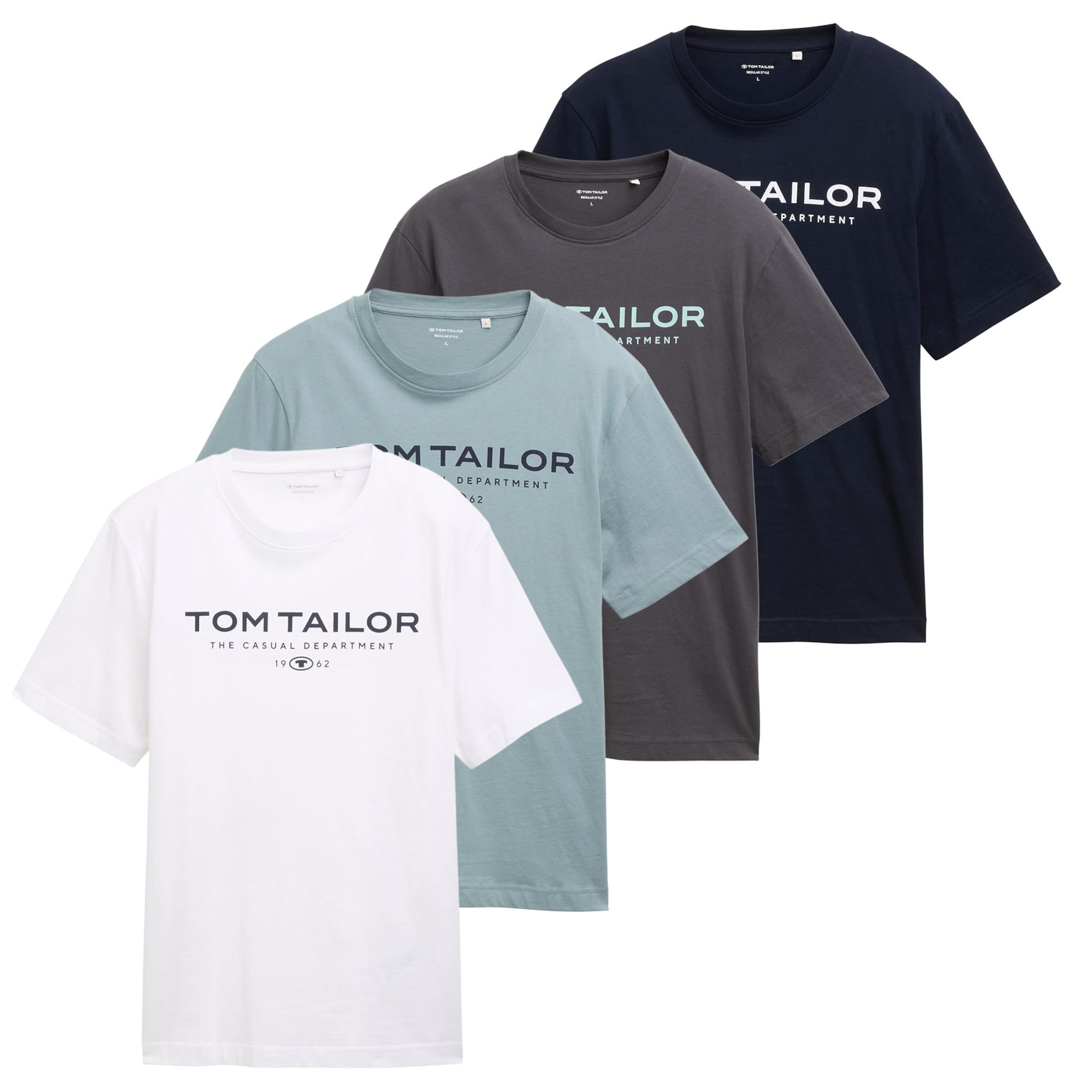 TOM TAILOR Koszulka w kolorze mieszane kolory: przód