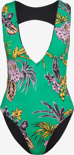 Maaji Badeanzug ' Prairie Bloom ' in grün / helllila / orange / schwarz, Produktansicht