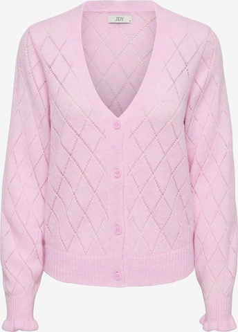 JDY Strickjacke 'JDYLETTY' in Pink: Vorderseite
