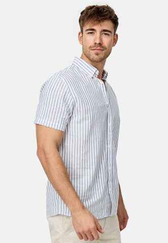 INDICODE JEANS Regular fit Overhemd 'Bravida' in Blauw