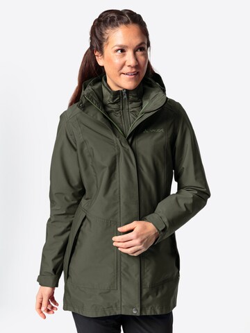 VAUDE Athletic Jacket 'Idris' in Green