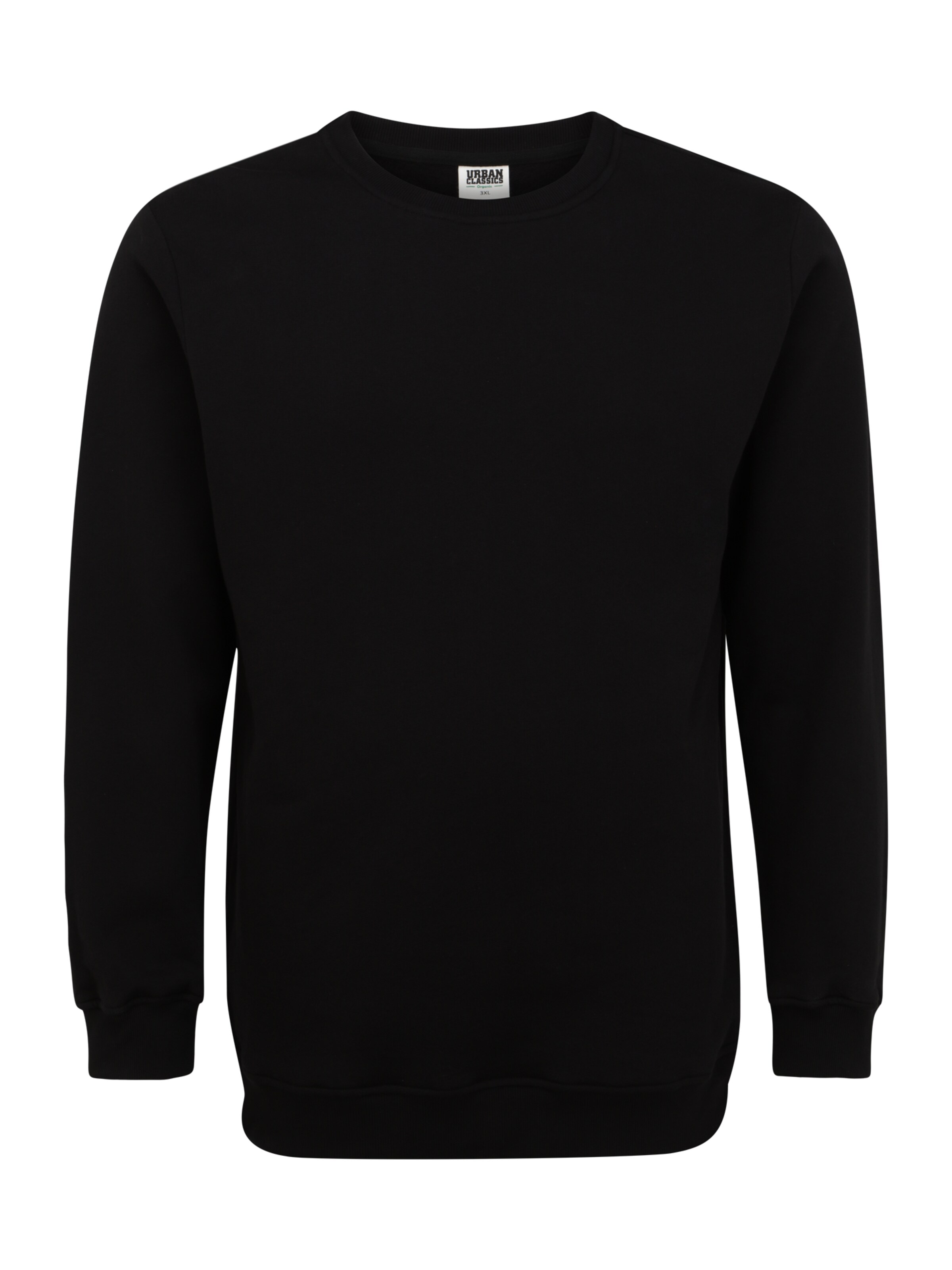 Urban Classics Sweatshirt in Schwarz: Vorderseite