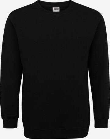 Urban Classics Sweatshirt in Black: front